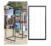 Espositore Autoportante Per Mostre D'arte, Supporto Pieghevole E Portatile, Supporto Portatile Per Poster, Supporto Pieghevole Per Calligrafia, Pubblicità Fotografica(3pcs,60x160(23.6x63in))