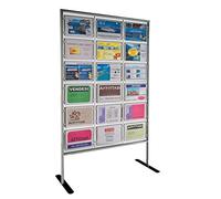 Espositore autoportante porta comunicazioni/avvisi/locandine/annunci in acrilico formato A4 (18)