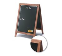 ESPOSITORE CAVALLETTO LAVAGNA IN LEGNO PER GESSI GESSETTI MENU' BAR RISTORANTE