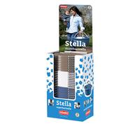 ESPOSITORE CESTA PORTABIANCHERIA 'STELLA' totale 30 pezzi