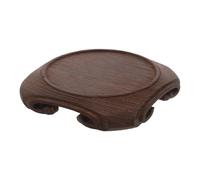 Espositore cinese in legno | Base per vaso orientale | Piedistallo per teiera