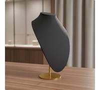 Espositore Collana in PU Elegante Busto Porta Collane PU Facile da Fotografare