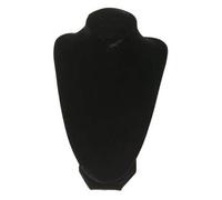 ESPOSITORE COLLO NERO VELLUTO PORTA COLLANE BIGIOTTERIA COLLANINE