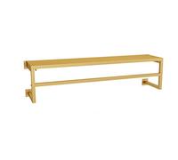 Espositore Combinato per Abbigliamento Uomo e Donna, mensola in Metallo da Parete, Appendiabiti, Appendiabiti per Negozio di Abbigliamento, Porta Asciugamani da bagno/a/120 cm È Molto gentil