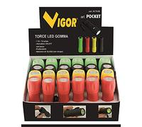 Espositore con 24 torce led colori assortiti