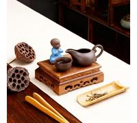 Espositore con base in legno, supporto per fioriera, base per teiera, per casa,