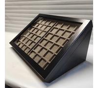 Espositore con due vassoi in velluto per monete medaglie gioielli o oggetti d...