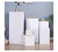 Espositore con piedistallo Quadrato in Legno per sculture, Figure e oggettistica - Perfetto per Negozi al Dettaglio, mostre e mostre d'Arte - Vetrina Robusta ed Elegante