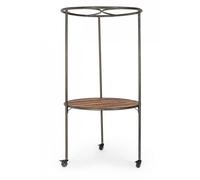 Espositore con Tetto con Ruote D103x199H in Metallo