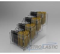 Espositore da banco porta penne, biro, 8 scomparti