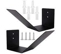 Espositore da baseball galleggiante, organizer da parete invisibile per guanti, 2 pezzi, supporto in acciaio con design che preserva la forma, supporto per guanti resistente, decorazione sportiva con