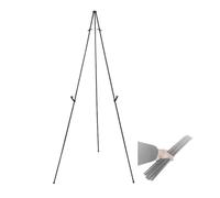 Espositore Da Cavalletto Leggero, Supporto For Poster Pieghevole In Metallo Con Base For Treppiede, Struttura In Ferro Leggero Facile Da Trasportare, For Insegne Artistiche