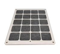 Espositore da collezione di pin - Organizer Clear Grid, scatola da montaggio a parete | 20 slot in acrilico resistente alla polvere con coperchio sicuro, valigetta in acrilico per distintivi smaltati