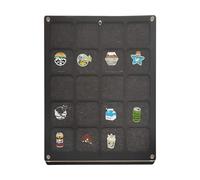 Espositore da collezione di pin - Organizer Clear Grid, scatola da montaggio a parete | 20 slot in acrilico resistente alla polvere con coperchio sicuro, valigetta in acrilico per distintivi smaltati