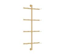 Espositore da negozio a parete, supporto metallico per pantofole, biancheria intima, custodie per cellulari e accessori; espositore sospeso con 16, 20, 24, 32, 36, 40, 48, 56 ganci(Gold,40x100CM)
