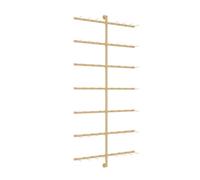 Espositore da negozio a parete, supporto metallico per pantofole, biancheria intima, custodie per cellulari e accessori; espositore sospeso con 16, 20, 24, 32, 36, 40, 48, 56 ganci(Gold,80x175CM)