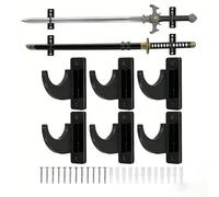 Espositore da parete in acrilico a sciabola leggera, robusto espositore trasparente per oggetti da collezione, supporto orizzontale per la decorazione della casa e dell'ufficio, per una facile