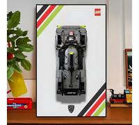 Espositore da parete in acrilico per LE-GO per 42156 per Peuge*ot Hybrrid Hyperccar con staffa a gancio Le-go, montaggio a parete, idee regalo, decorazione (senza modello) (stile A)
