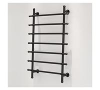 Espositore da parete in metallo a 7 ripiani per carta da regalo, nastri, sciarpe di seta e scialli, organizer multiuso per negozi di fiori e regali (oro, 65 cm)