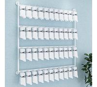 Espositore da parete in metallo - Organizza calzini, gioielli, bracciali, anelli e portafogli - Soluzione salvaspazio per vendita al dettaglio e uso domestico moderno