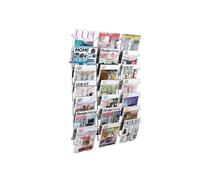 Espositore da parete - metallo - 21 tasche A4 - Alba