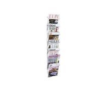 Espositore da parete - metallo - 7 tasche A4 - Alba