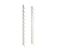Espositore da parete per campioni, organizer per piastrelle da pavimento, supporto per campioni in ceramica per piano di lavoro del negozio al dettaglio, espositore 180 x 21 cm