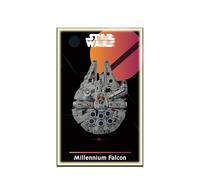 Espositore da parete per Lego 75375 Millennium Falcon, supporto da parete per montaggio a parete per auto da corsa, regalo ideale per gli appassionati di modellini, 50 x 80 cm (75375 USB LED Light D)