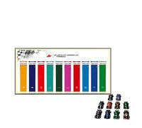 Espositore da parete per Lego 77242-77251 auto da corsa, supporto da parete per montaggio a parete, telaio per montaggio a parete per moto, 113 x 54 cm (striscia luminosa USB tipo B)