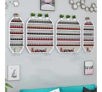 Espositore da parete per organizzare smalti, profumi e oli essenziali in saloni e saloni