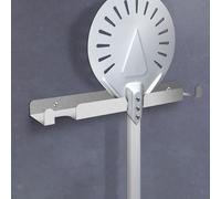 Espositore da parete per pala per pizza. Scaffale per bucce per pizza