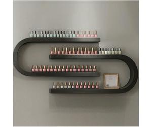 Espositore da parete per smalti, per saloni di bellezza e negozi