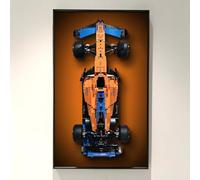 Espositore da parete per Technic McLaren Formula 1 42141 gancio da per auto da corsa, compatibile con McLaren F1, idee regalo per gli amanti del supporto da parete auto, dimensioni: 75x45cm