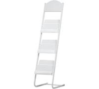 Espositore da pavimento con supporto staccabile e 3 ripiani per ufficio, soggiorno e bagno