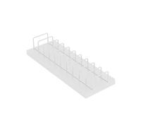 Espositore Da Tavolo For Piastrelle Con 10/20/30 Slot For Schede, Organizzatore For Campioni Di Piastrelle, Espositore Multifunzionale For Showroom, Supporto For Porta In Metallo E Ceramica For Piastr