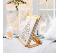 Espositore da tavolo in legno massello per quadri, robusto con supporto