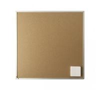 Espositore da tavolo/parete marca Plus Office modello pannello sughero MAKRO ALLUMINIO 350X350