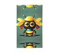 Espositore decorativo per esterni con stampa di api del fumetto per tutte le stagioni modello su un solo lato del cortile