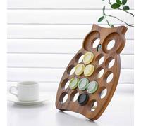 Espositore Decorativo Porta Cialde Caffè Gufo Per Bancone Bar Cucina
