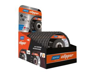 Espositore Di 10 Dischi In Metallo Rapid Strip Norton Clipper 115Mm CLI749351