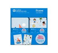 espositore di libretti di alcuni villaggi infantili SOS (16 pacchi di 2 bloc-notes)