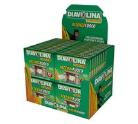 ESPOSITORE DIAVOLINA ACCENDIFUOCO 40 CUBI DA BANCO 48 cf. cm.37 x 29 x h.29,5...