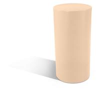 Espositore esterno interno ROLLER 70h Dimensioni 35x35x h 70 cm Per arredare al meglio uno spazio in giardino o a bordo piscina uso interno esterno colore Crema crema