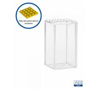 Espositore FaBiOX per minifigure LEGO - versione piccola con plate YELLOW