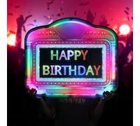 Espositore for bottiglie LED da discoteca cartellone pubblicitario con lettere colorate espositore LED luminoso da tenere in mano cartello con lettere for feste bar indimenticabili