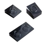 Espositore for bracciale inclinato in acrilico a 3 pezzi Set Alzate a pendenza bassa, media e alta Organizzatore for vetrina da banco