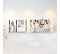 Espositore for brochure in acrilico trasparente for ufficio e negozio, porta giornali da parete(100cm(39 3/8"))