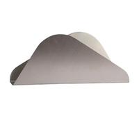 Espositore for dispenser for tovaglioli in metallo con supporto for fazzoletti in acciaio inossidabile 2 pezzi for porta tovaglioli da appoggio for ristorante da cucina di casa(Silver3)