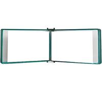 Espositore for flipbook A4 13x9x2,3 pollici Portadocumenti multicolore da parete for ufficio scuola(Green)