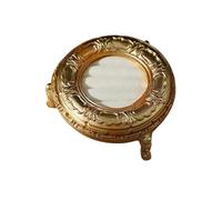 Espositore for gioielli con supporto for anello dorato | Scenario di utilizzo di dimensioni multiple dorate: anelli, orecchini, bancone, oggetti di scena for la fotografia